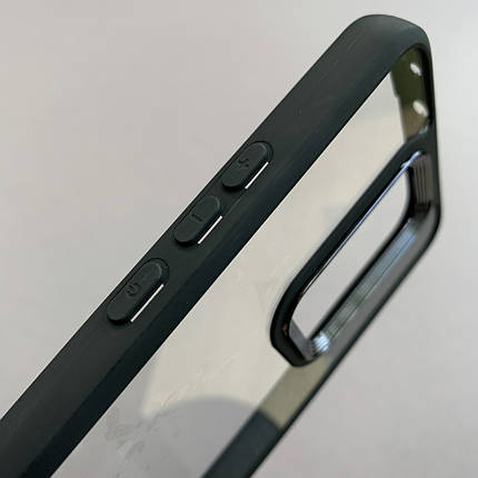 Чохол для Xiaomi Redmi 9 прозорий з бортиком для камери чохол на телефон сяомі редмі 9 чорний k6h, фото 3