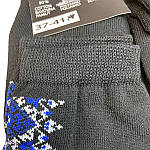 10 пар Жіночі шкарпетки Women's socks (розмір 37-41) чорні з малюнком оптом, фото 2