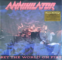 Вінілова платівка Annihilator "Set The World On Fire" - 1993/2022 Blue Translucent