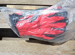 Прогумовані рукавички червоно-червоні 12 пар