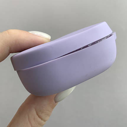 Чохол для навушників Xiaomi Redmi AirDots силіконовий футляр для навушників сяомі аірдотс бузковий rdt, фото 3