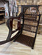 Крісло-гойдалка плетена з лози, фото 10