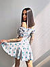 Легка жіноча міні сукня в квітковий принт софт Smb8202, фото 8