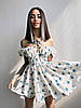 Легка жіноча міні сукня в квітковий принт софт Smb8202, фото 7