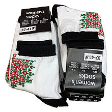 300 пар Жіночі шкарпетки Women's socks (розмір 37-41) чорно-білі з малюнком оптом