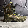 Чоловічі тактичні берці літні хакі (з гербом), військові черевики ЗСУ армійські, розмір 40 41 42 43 44 45 46, фото 3