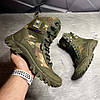 Чоловічі тактичні берці літні хакі (з гербом), військові черевики ЗСУ армійські, розмір 40 41 42 43 44 45 46, фото 4