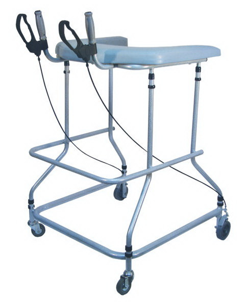 Ходунки для взрослых со столиком, не складные, регулируемые по высоте, на 4-х колесах НТ-03-010 - фото 2 - id-p1852928982