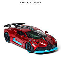 Коллекционная игрушечная машинка Bugatti Divo металлическая модель 1:32 красная бугатти диво