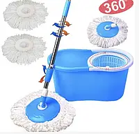 Швабра з турбо віджимом і відром з кошиком центрифугою Spin Mop 360 (D-2019090561)