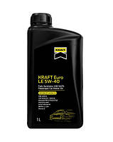 Моторна олива бензин, дизель 5W-40 LE (Kraft) Euro 1л. "допуск 229.51/502/505.01 "