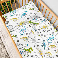 Детское постельное белье бязь GOLD LUX 110х150 в кроватку Dino