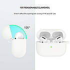 Чохол для AirPods Pro 2 силікон з карабіном, фото 4