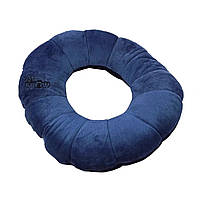 Подушка для подорожей Total Pillow, гнучка дорожня подушка - трансформер, Темно-синій