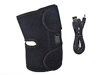 Бандаж на коленный сустав с подогревом от USB для снижения боли и отечности, универсальный размер