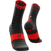 Носки спортивные Pro Racing Socks V3.0 Ultralight Run High 35-38 Черные с красным