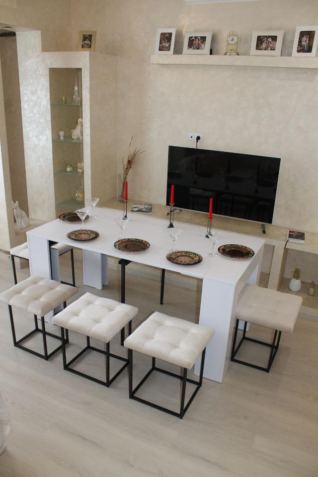 Стол Трансформер Консольный Обеденный Длинный Раскладной на 2-20 ...