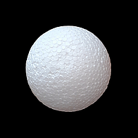 Куля пінопластова "Куля", 4 см, Колір: Білий
