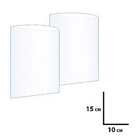 Прозорий поліпропіленовий без липкого краю розмір 10х15 щільність 25 мкр 1000 шт/уп.