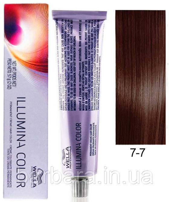 Фарба для волосся Wella Illumina Color 7/7 блонд коричневий