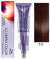 Краска для волос Wella Illumina Сolor 7/7 блонд коричневый