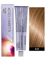 Фарба для волосся Wella Illumina Color 8/13 світлий блонд попелясто-золотистий 