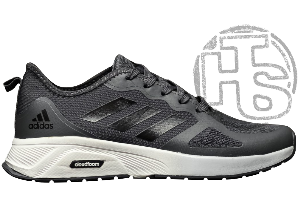 Чоловічі кросівки Adidas Cloudfoam Grey Black White ALL11686