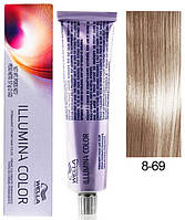 8/69 Краска для волос Wella Illumina Сolor 8/69 светлый блонд фиолетовый сандрэ