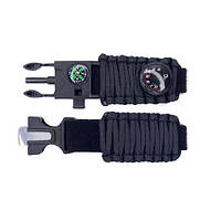 Ремінець паракордовий багатофункціональний Black