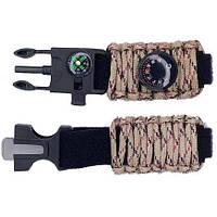 Ремінець паракордовий багатофункціональний Desert Camo