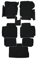 Коврики в салон - Комплект "3 ряда 3D + Багаж" (Бортики до 10см.) EvaCar