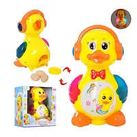 Музыкальная игрушка Уточка Jiaerle Toys 0619, муз свет