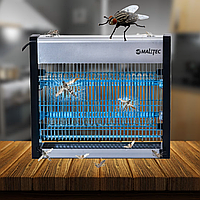 Мухолівка електрична Maltec Ego-02 16 W для приваблення комах, що літають, Пастки комах електричні