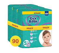 Подгузники детские Evy Baby Junior Jumbo 5 (11-25) Mega Pack 90 шт