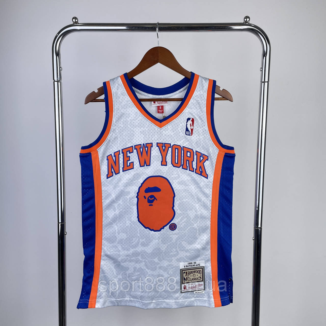 Чоловіча баскебольна майка Нью-Йорк Bape 93 команда New York Knicks