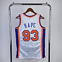 Чоловіча баскебольна майка Нью-Йорк Bape 93 команда New York Knicks, фото 2