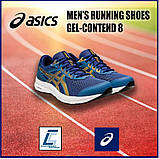 Кросівки чоловічі ASICS GEL-Contend 8 Running 1011B492-400 Сині, фото 2
