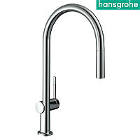 Смеситель для кухни латунный HANSGROHE TALIS M54, выдвижная лейка. 72803000