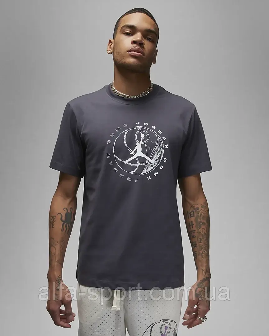 Футболка Jordan Dri-Fit Sprt GFX Crew (DX9601-022), фото 1