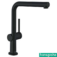 Смеситель для кухни латунный HANSGROHE TALIS M54, цвет - черный матовый. 72840670