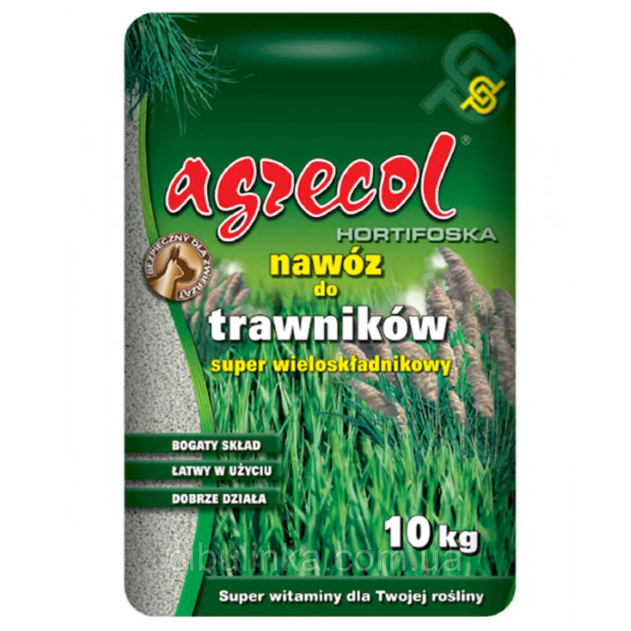 Добриво Agrecol для газону Hortifoska (NPK International10) 10 кг