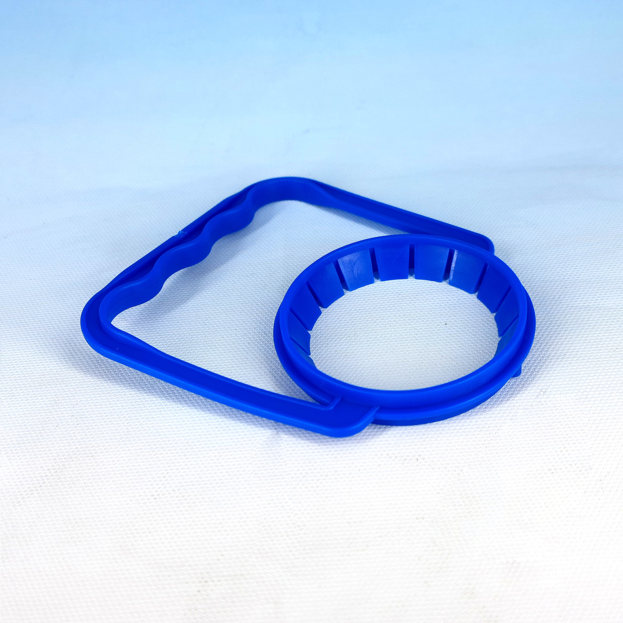 Ручка 48 мм.для ПЕТ Тари 5-10 л. Синя Посилена, фото 1