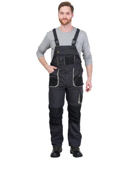Спецодяг комбінезон робочий / штани захисні на лямках робочий одяг, робочий напівкомбінезон