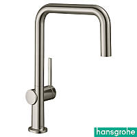 Смеситель для кухни латунный HANSGROHE TALIS M54, цвет - сталь. 72806800