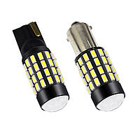 Светодиодные LED лампы T10 W5W 54SMD 3014 12-24V, Canbus (Обманка)