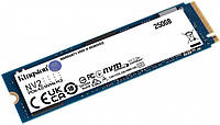 Накопитель SSD M.2 2280 NVMe (PCIe 4.0 x4) 250GB Kingston NV2 (SNV2S/250G) R3000MBs W1300MBs #