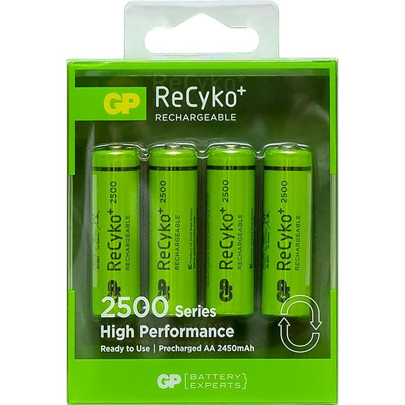 Акумулятор АА GP NiMH 1.2V 250AAHСBE-2GBE4 ReCyko 2500 mAh GP-069918