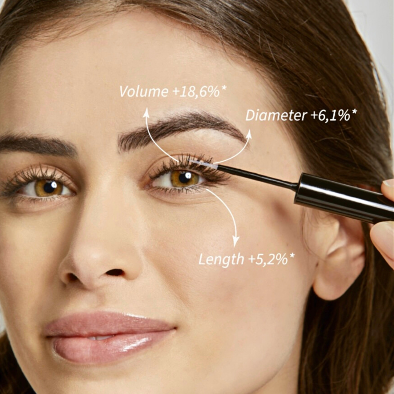 Натуральна сироватка об'єм і сила вій і брів Лохербер Lash&Brow Nutri-Booster Locherber Швейцарія, 5,5 мл, фото 1