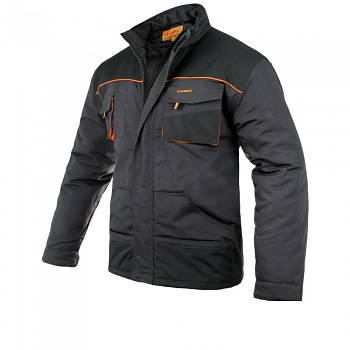 Куртка класична робоча на блискавці, спецодяг зимній, колір графіт ArtMaster CLASSIC OC J