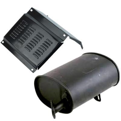 Глушитель для бензогенератора 2,0-3,5 кВт 168F/170F (ID#1853086101 ...
